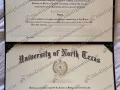 fake North Texas (UNT)diploma