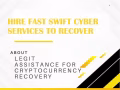 BEWARE OF THE PITFALLS OF THE CRYPTO WORLD , HIRE FAST SWIFT