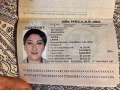Resident permit,passport ID card, driving license