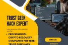 BITCOIN RECOVERY SERVICE- HOW THEY WORK  HIRE TRUST GEEKS
