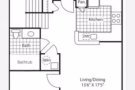 jersey city转租3b3b中的1b1b 客厅不住人 1309 USD