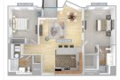 1800美金 Hoboken 新泽西 Avalon 2B2B出租次卧 3月起租