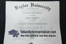 What's the cost to buy Baylor University diploma?