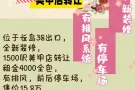 长岛38出口甲店转让15.8万