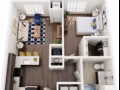 Harrison 1B1B 转租｜750sqft｜步行10分钟到PATH