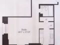 曼岛34街中城西豪楼超大全新装修studio转租 ktown食堂