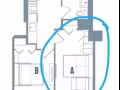 lic 酒店式公寓 卧室转租