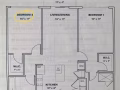 Harrison NJ 轉租2B2B中的次臥，送家具，步行至Path8分鐘，室內烘洗，限女生